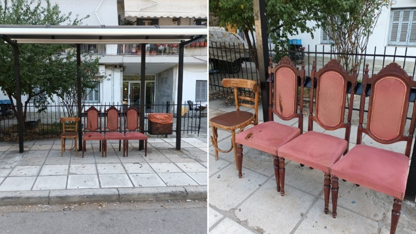 ΟΑΣΘ: Η ... vintage πινελιά στη στάση «Γαλαξίας» που έγινε viral