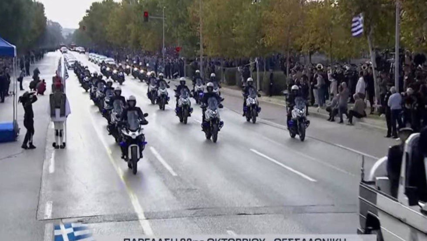 Παρέλαση Θεσσαλονίκη: Για πρώτη φορά συμμετείχαν οι μοτοσικλέτες που δώρισε ο Σαββίδης στην Αστυνομία