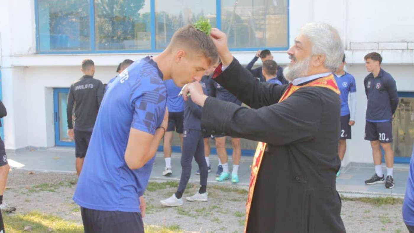 Ηρακλής: Αγιασμός στην ποδοσφαιρική ομάδα