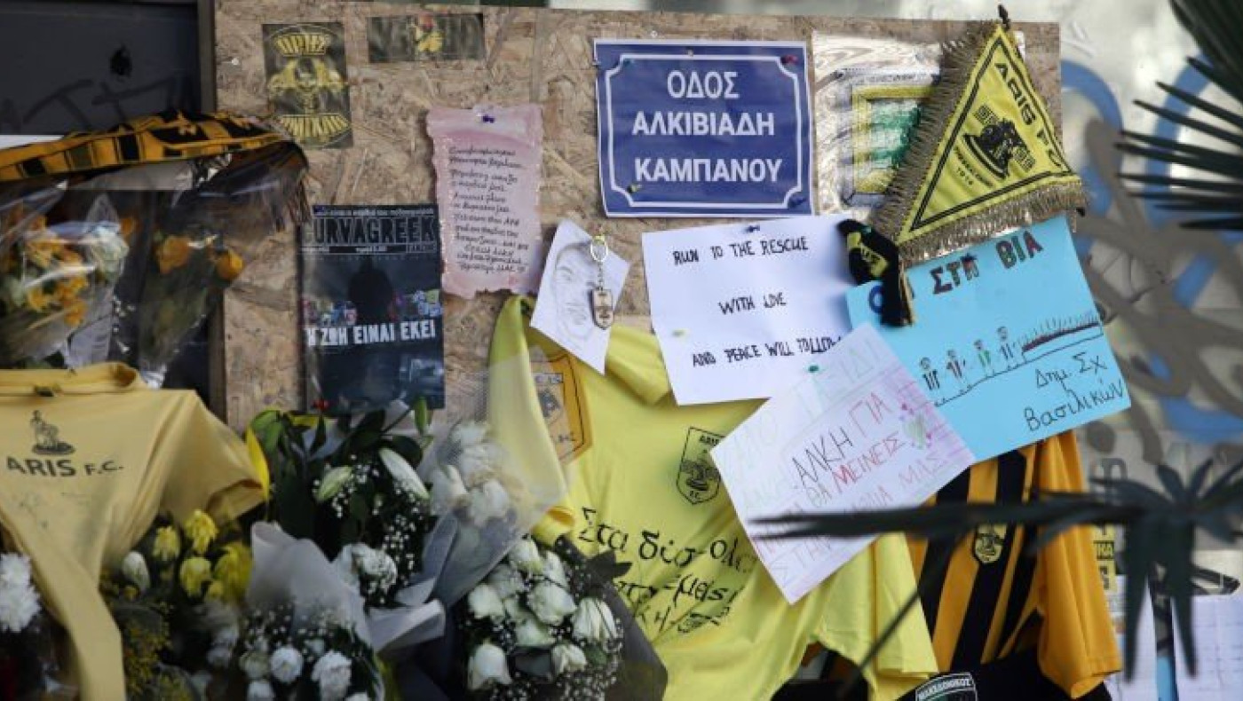 Βανδαλισμοί στο μνημείο του Άλκη Καμπανού: Στο ψυχιατρείο η 67χρονη συλληφθείσα με εντολή Εισαγγελέα