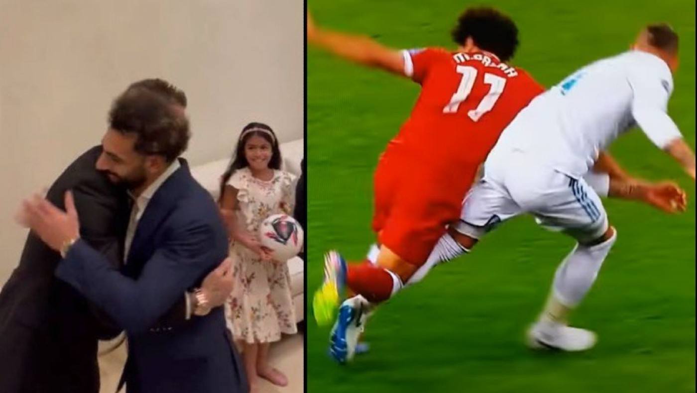 Η πρώτη επαφή μεταξύ Σαλάχ και Ράμος μετά τον τελικό του 2018