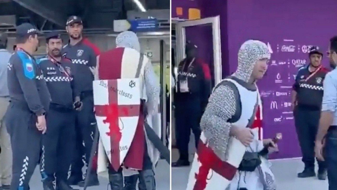 Παγκόσμιο Κύπελλο: Απαγορεύτηκε η είσοδος στο γήπεδο στους Άγγλους που ντύνονται σταυροφόροι