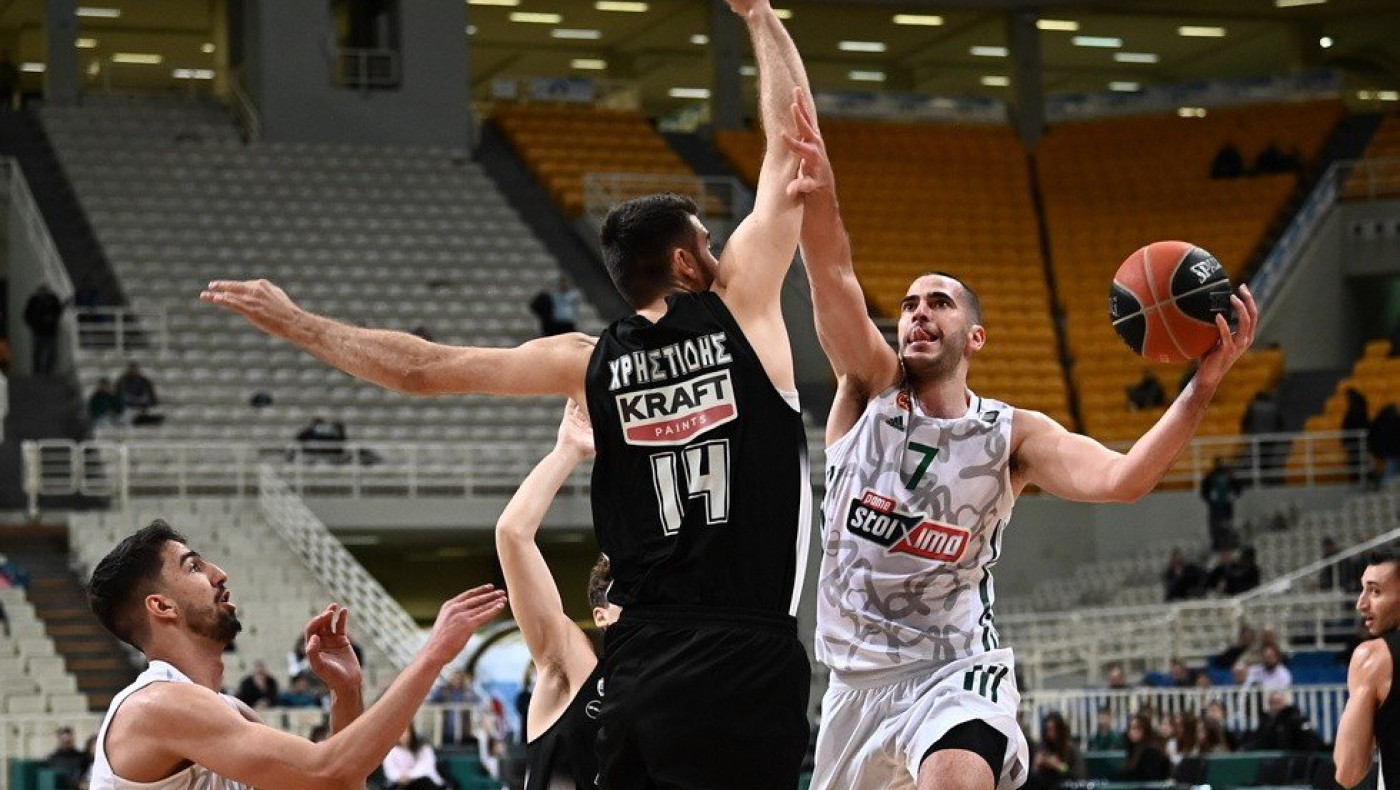 Άντεξε για ένα δεκάλεπτο ο ΠΑΟΚ στο ΟΑΚΑ, ηττήθηκε με κάτω τα χέρια από τον Παναθηναϊκό