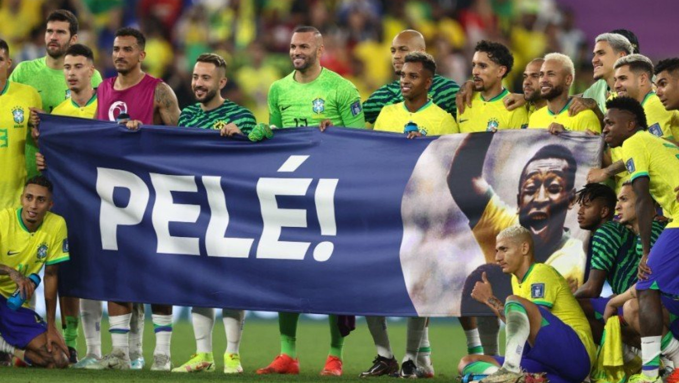 Οι παίκτες της Βραζιλίας δεν ξέχασαν τον μεγάλο Πελέ