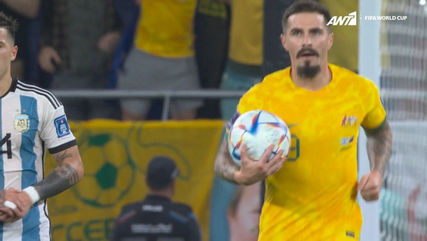 Μείωσε η Αυστραλία σε 2-1 με το σουτ του Γκούντγουιν να κοντράρει και να καταλήγει στα δίχτυα