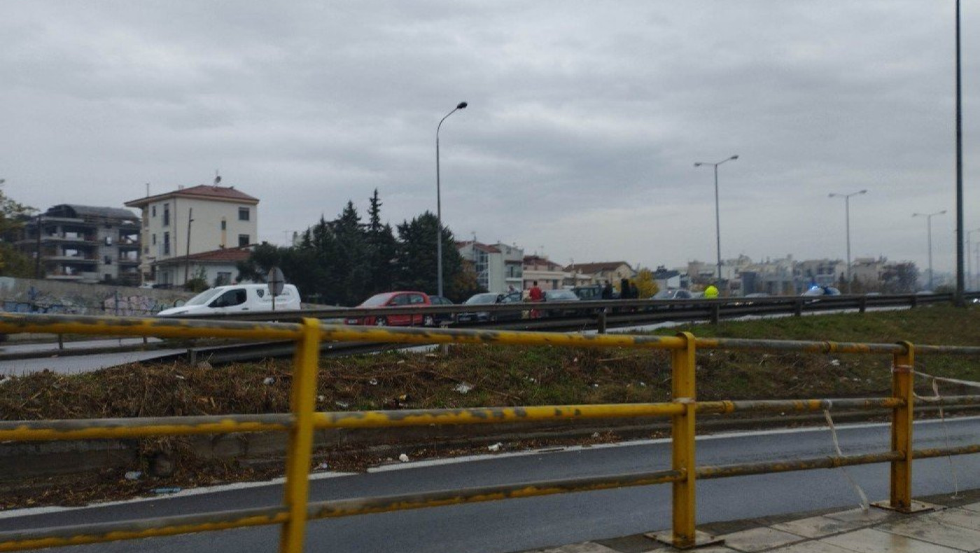 Ατύχημα πριν την γέφυρα της Βούλγαρη