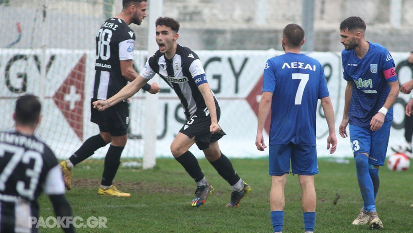 Νίκη Βόλου - ΠΑΟΚ Β': Η ενδεκάδα των «ασπρόμαυρων»