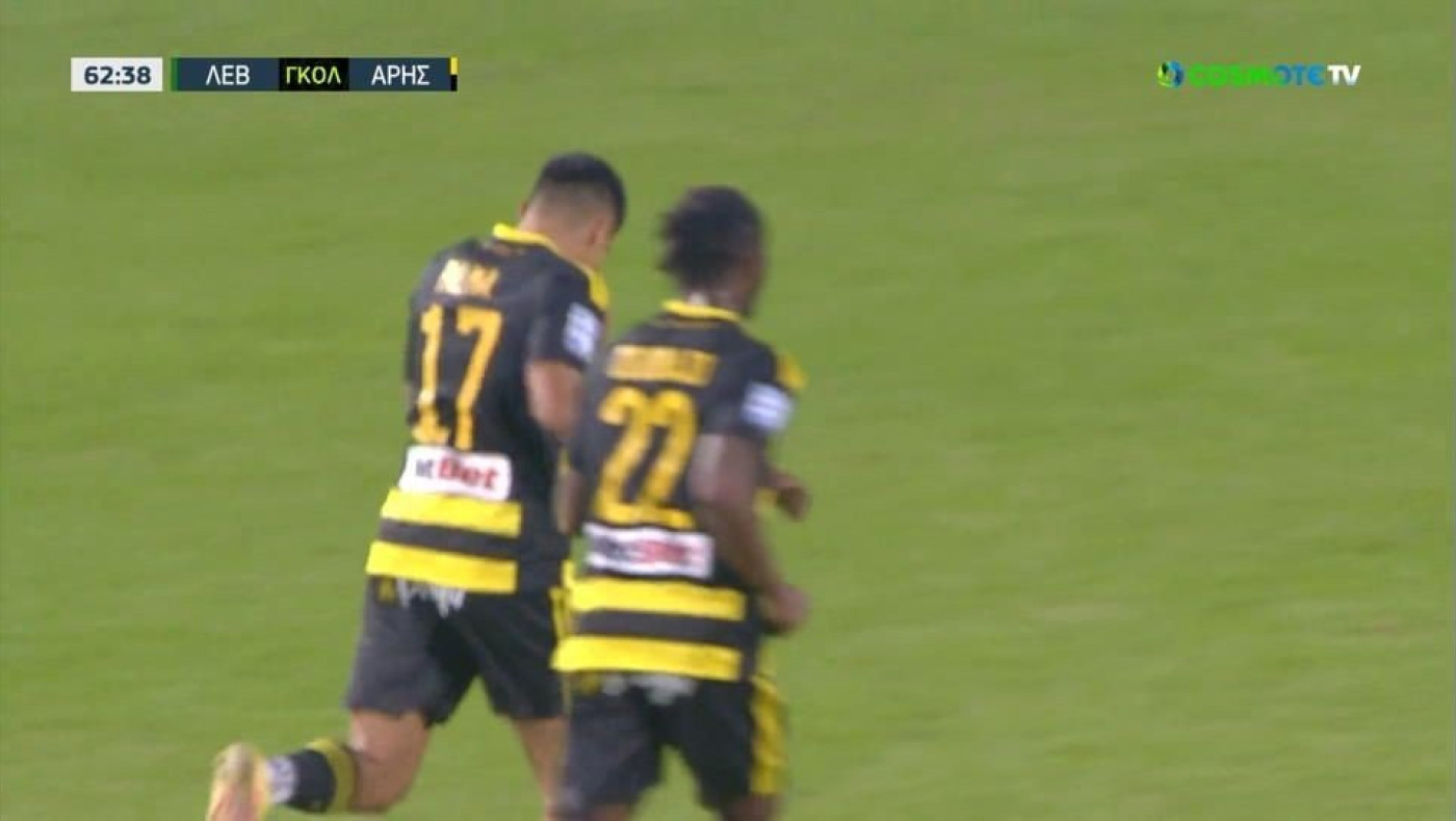 Το 1-2 του Άρη με τρομερή εκτέλεση φάουλ του Πάλμα