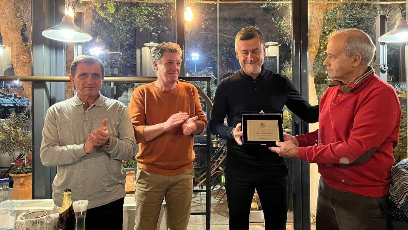 ΠΑΟΚ: Οι βετεράνοι τίμησαν τον Παύλο Δερμιτζάκη