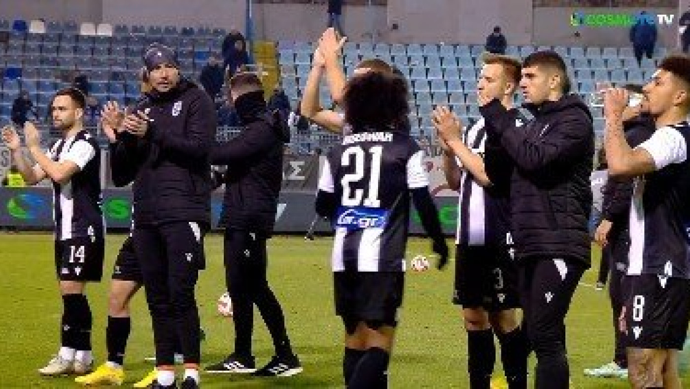 Ο κόσμος επιβράβευσε τους παίκτες του ΠΑΟΚ μετά την λήξη (vid)