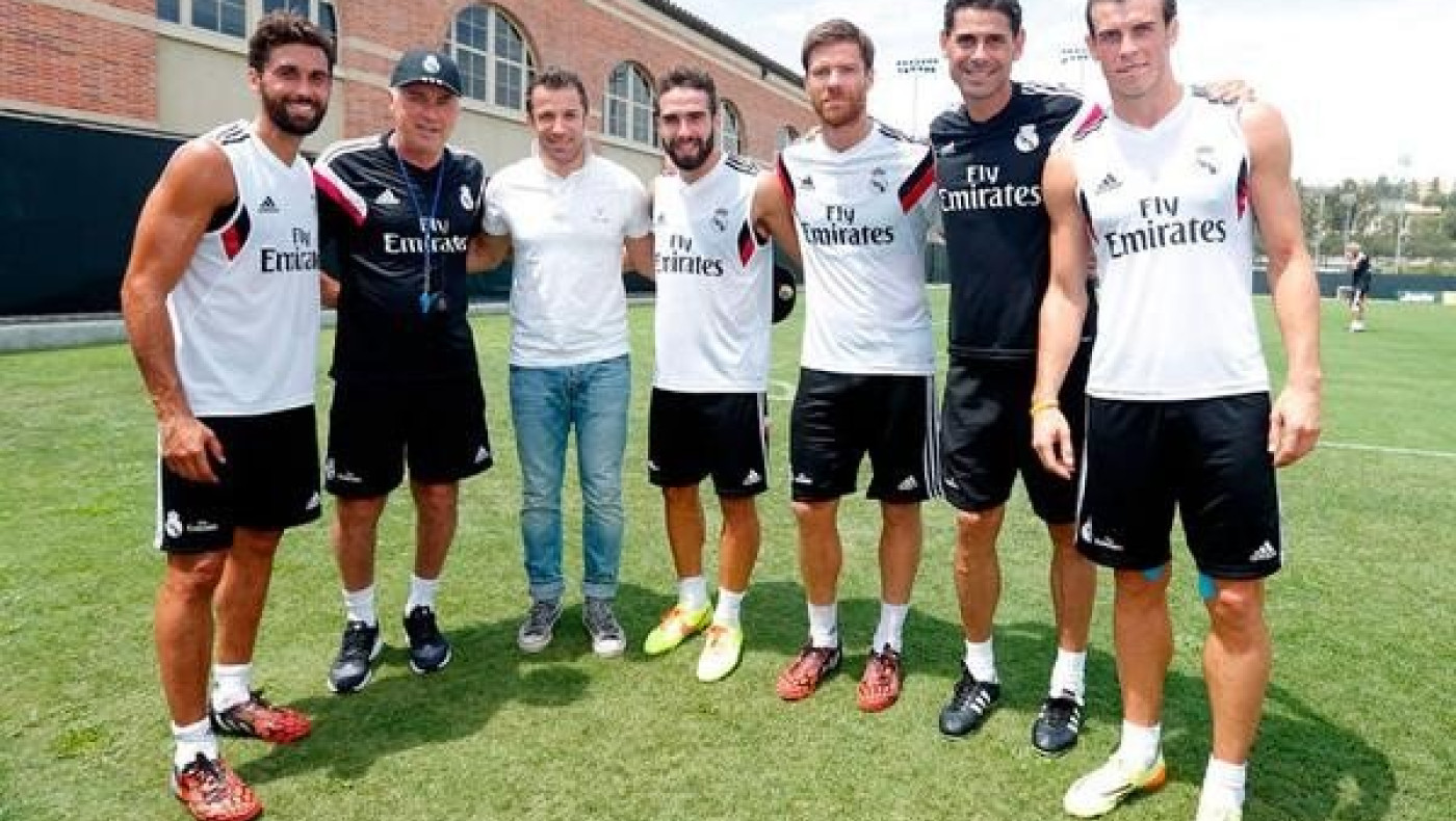 Στην προπόνηση της Ρεάλ ο Ντελ Πιέρο! (pic)