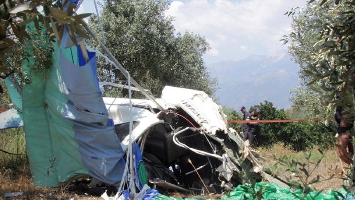 Συντριβή αεροσκάφους στη Σπάρτη (video)