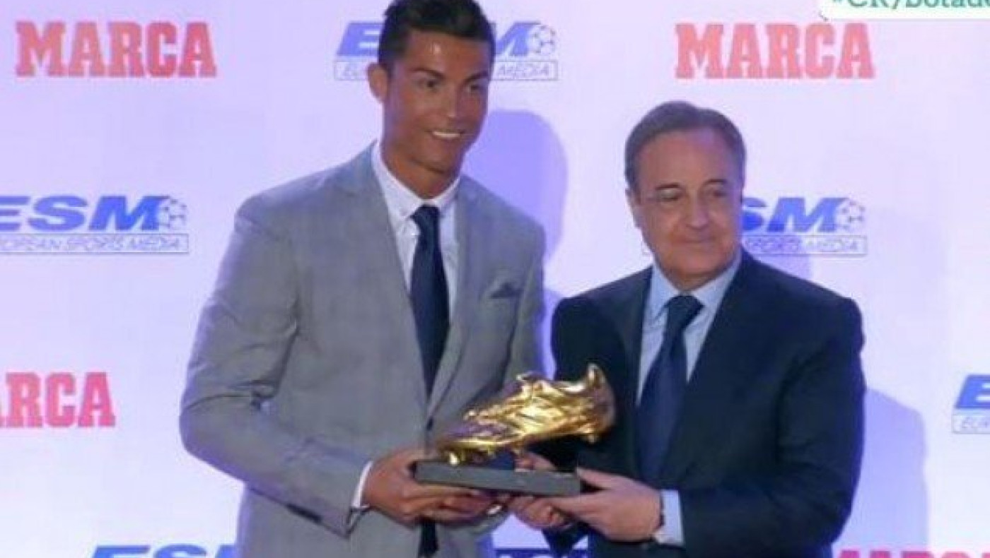 Το «Χρυσό Παπούτσι» στον... Ρονάλντο! (pics)