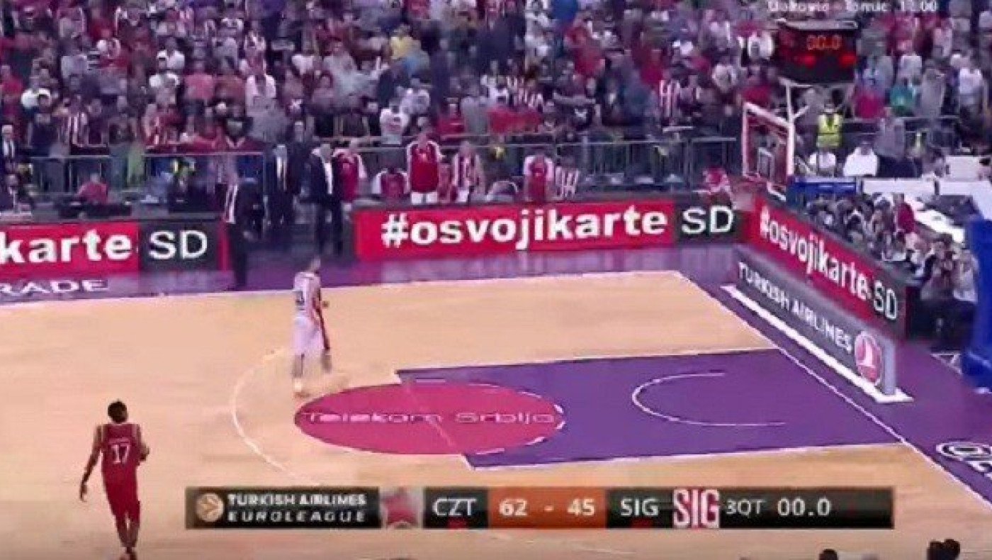 Το απίστευτο τρίποντο στο Βελιγράδι (video)