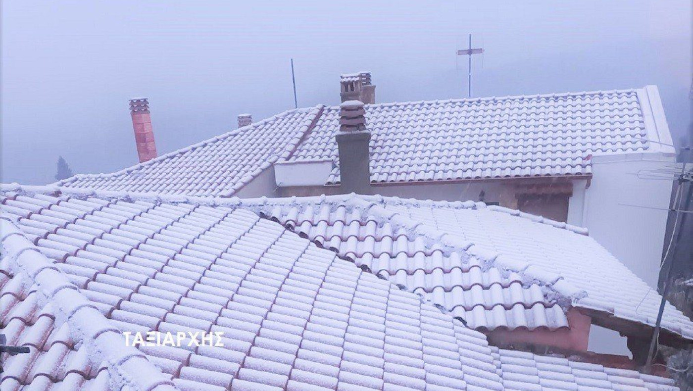 Στα «λευκά» και η Αρναία Χαλκιδικής (video)