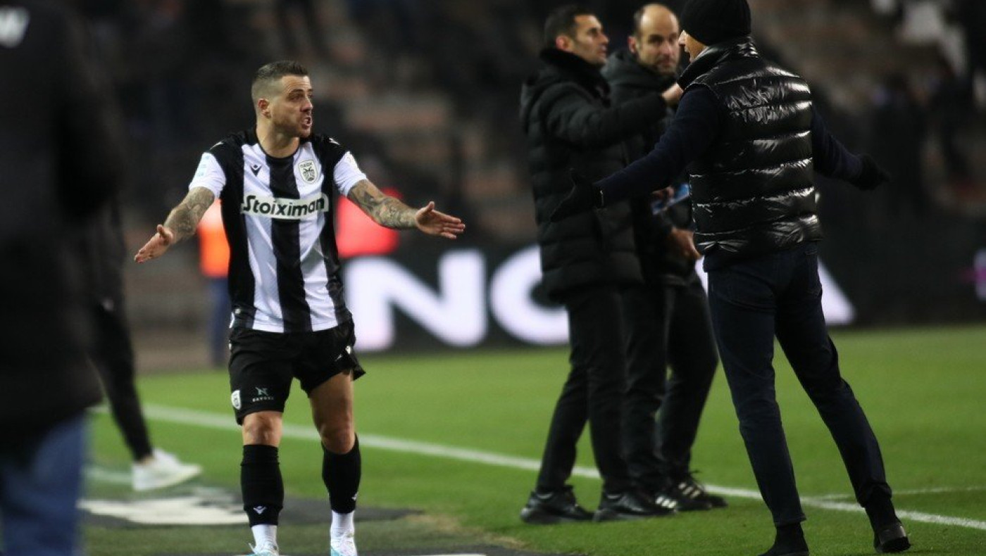 ΠΑΟΚ: Νεύρα Βιεϊρίνια στο τέλος λόγω ασυνεννοησίας με τον Λουτσέσκου