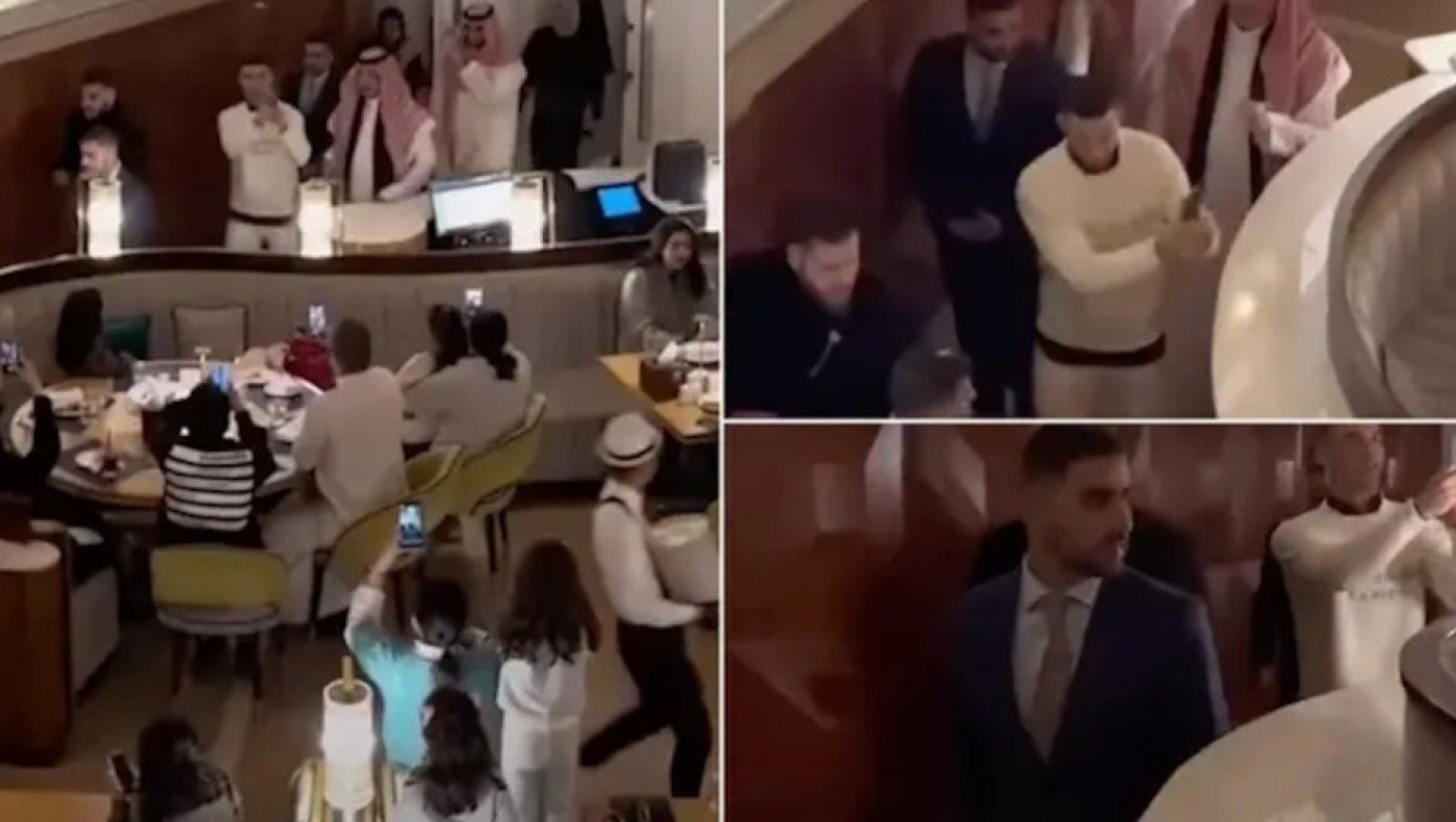 Τρομερή αντίδραση του Κριστιάνο όταν τον τραβούσαν όλοι βίντεο σε εστιατόριο