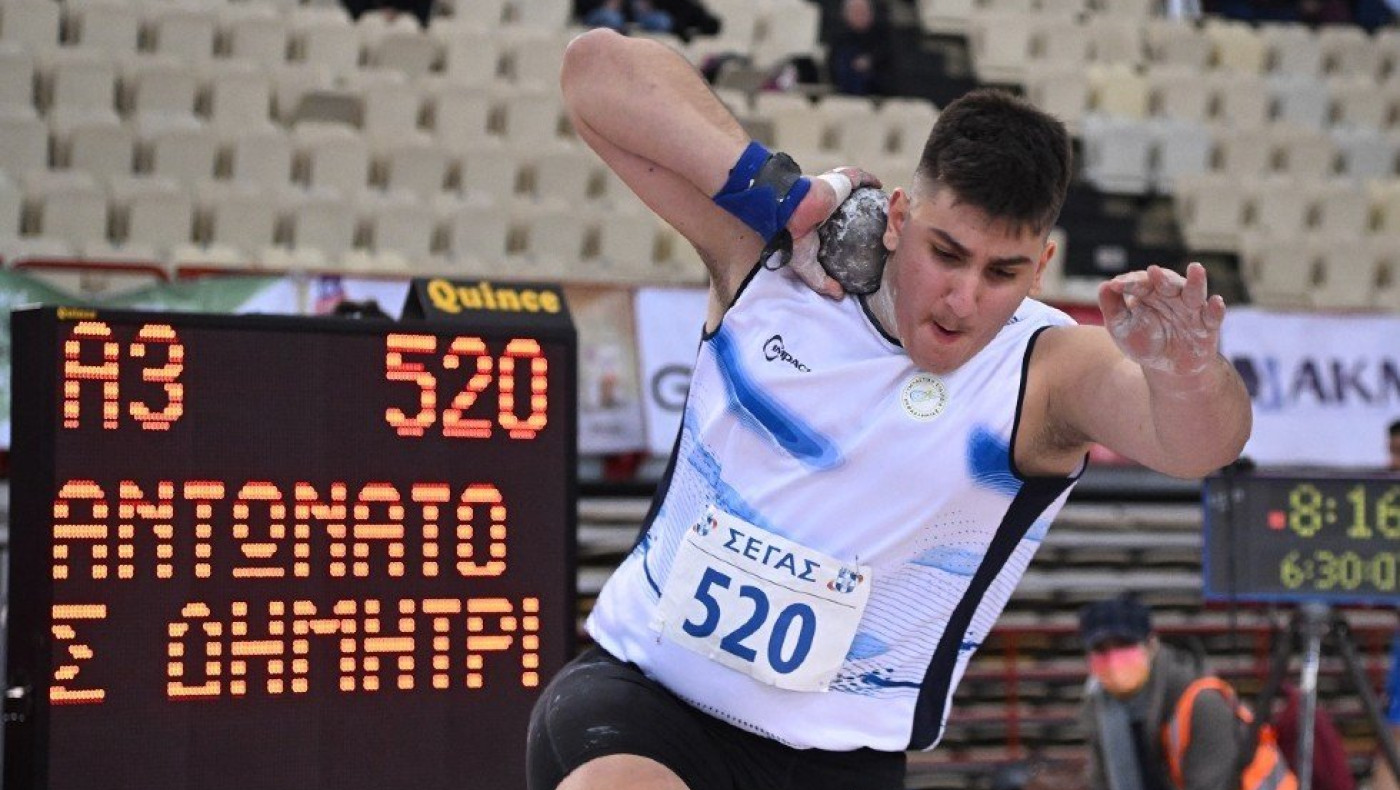 Ημερίδα ΣΕΦ: Πανελλήνιο ρεκόρ από Αντωνάτο στη σφαιροβολία Κ18