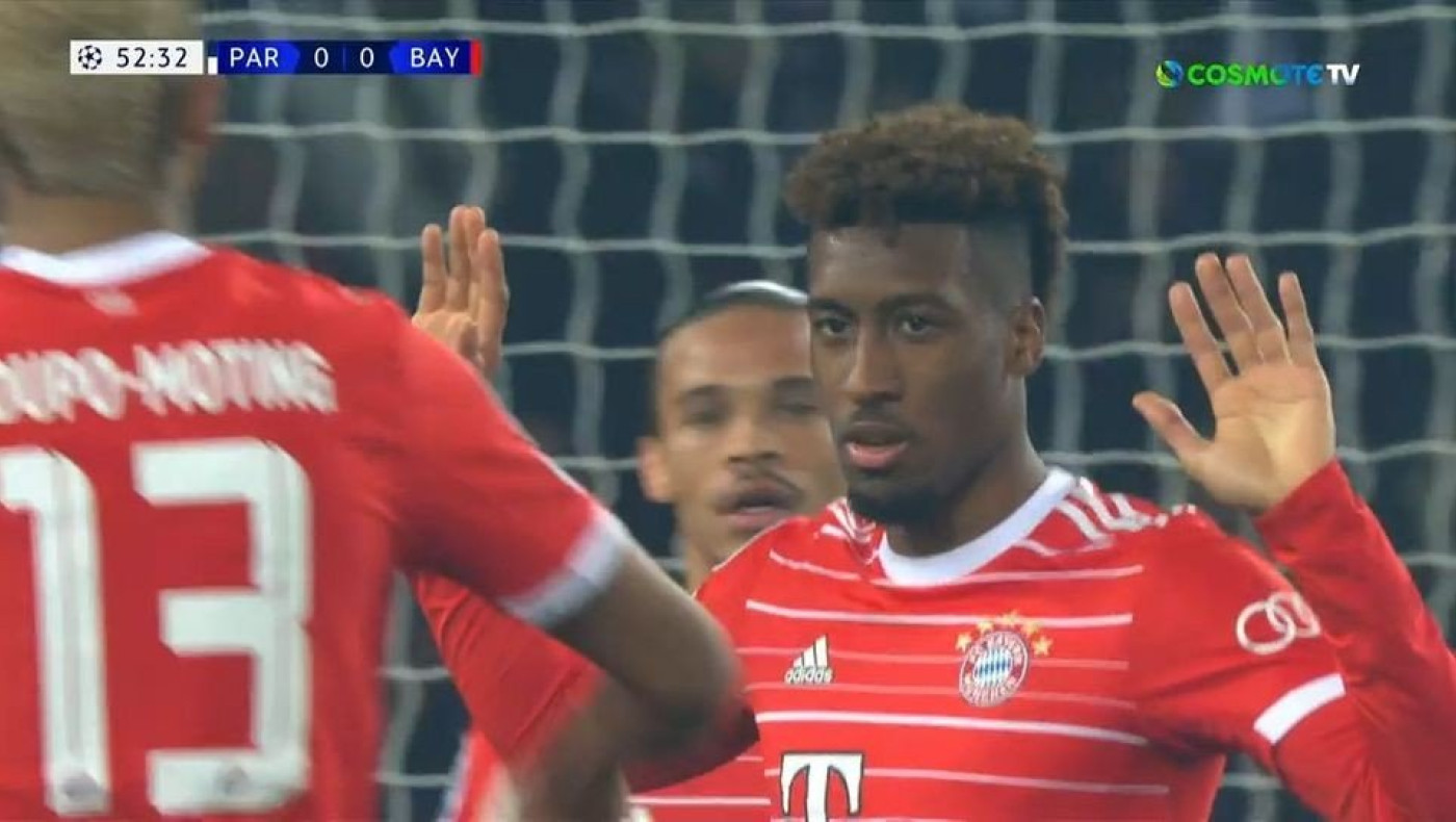 Champions League: Ο Κομάν βάζει σε θέση οδηγού την Μπάγερν στο Παρίσι!