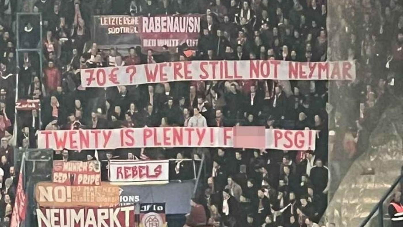 Αιχμηρό πανό οπαδών της Μπαγερν για τις τιμές εισιτηρίων: «70€; Δεν είμαστε ακόμα ο Νεϊμάρ»