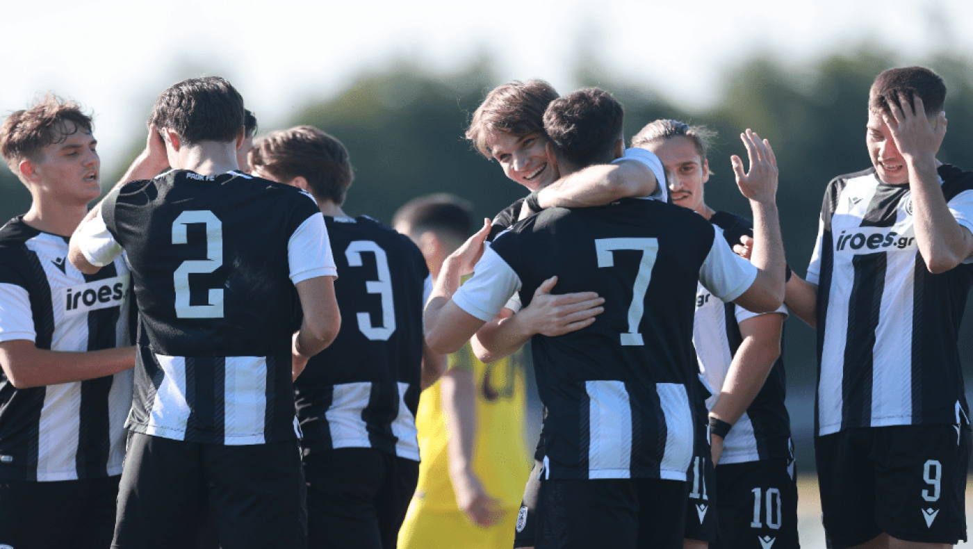 ΠΑΟΚ-ΑΕΚ Κ19 3-1: Με πρωταγωνιστές Σμυρλή και Αδάμ πήρε το ντέρμπι δικεφάλων
