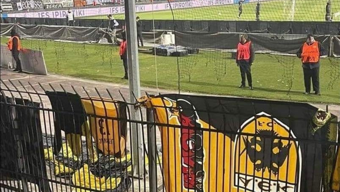 Οργή στην ΑΕΚ για την καμμένη φανέλα του Γέλοβατς στην Τούμπα