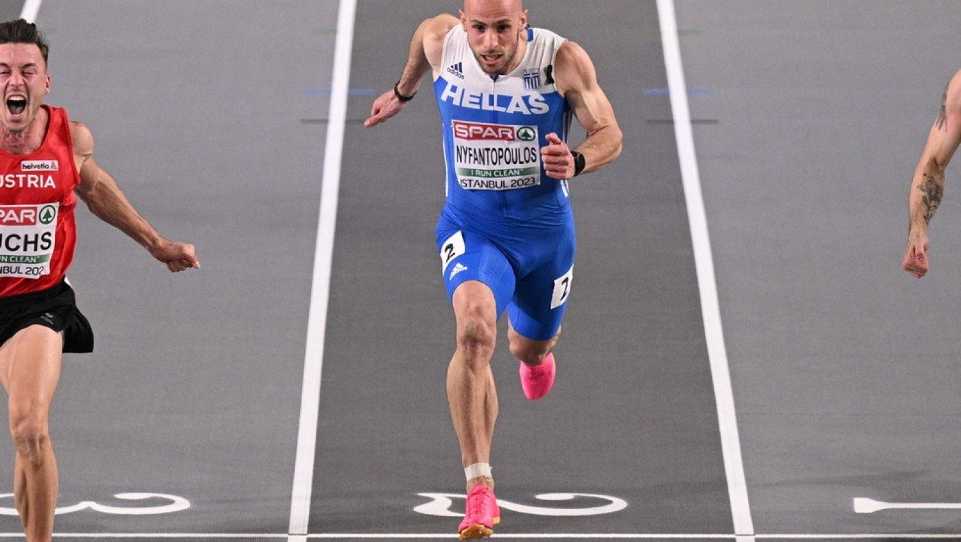 Ευρωπαϊκό Κλειστού Στίβου: Δεν πέρασε στον τελικό ο Νυφαντόπουλος αλλά έκανε ξανά ατομικό ρεκόρ!