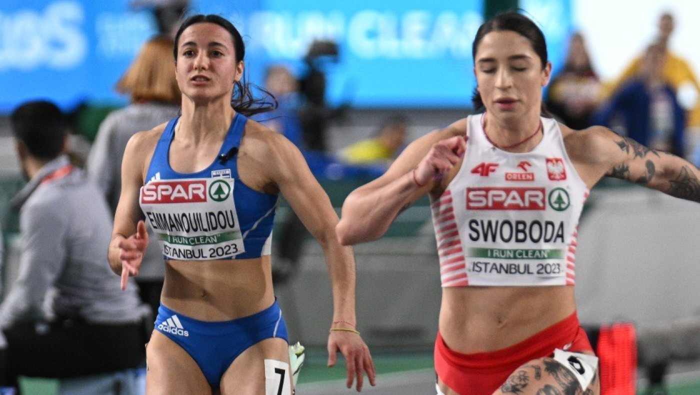 Ευρωπαϊκό Κλειστού: Με ατομικό ρεκόρ στον ημιτελικό η Εμμανουηλίδου