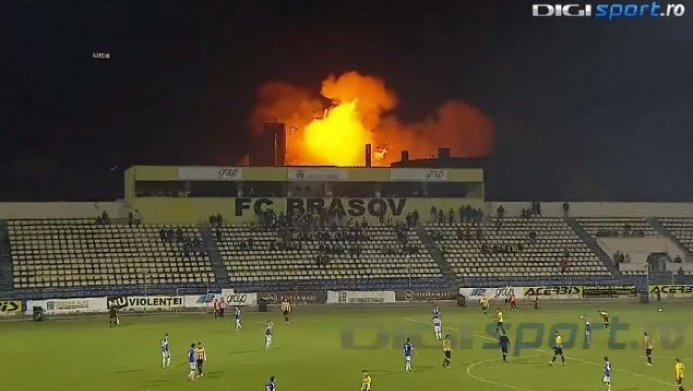 Φονική έκρηξη σε ματς της Ρουμανίας!(VIDEO)