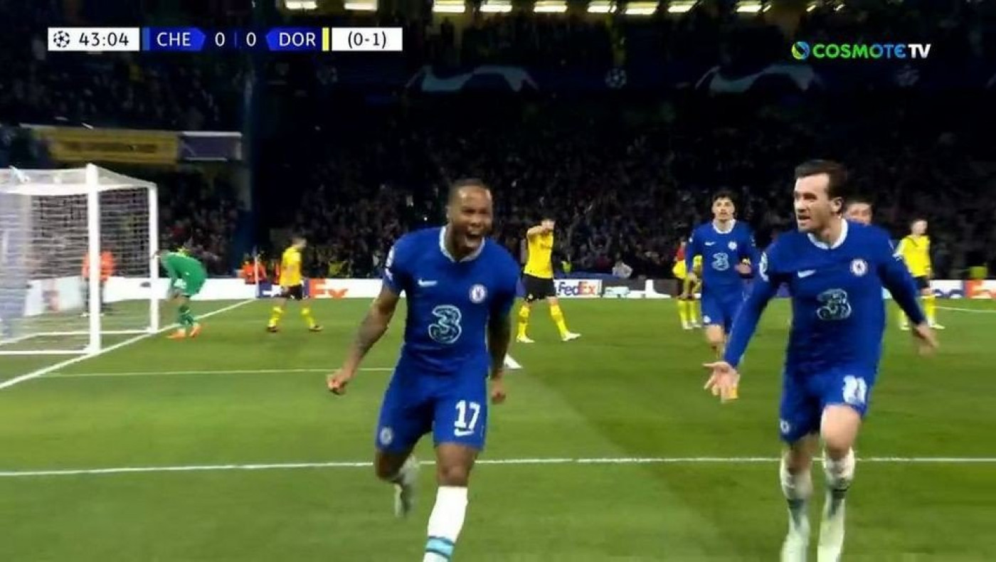 Προηγήθηκε πριν το ημίχρονο η Τσέλσι