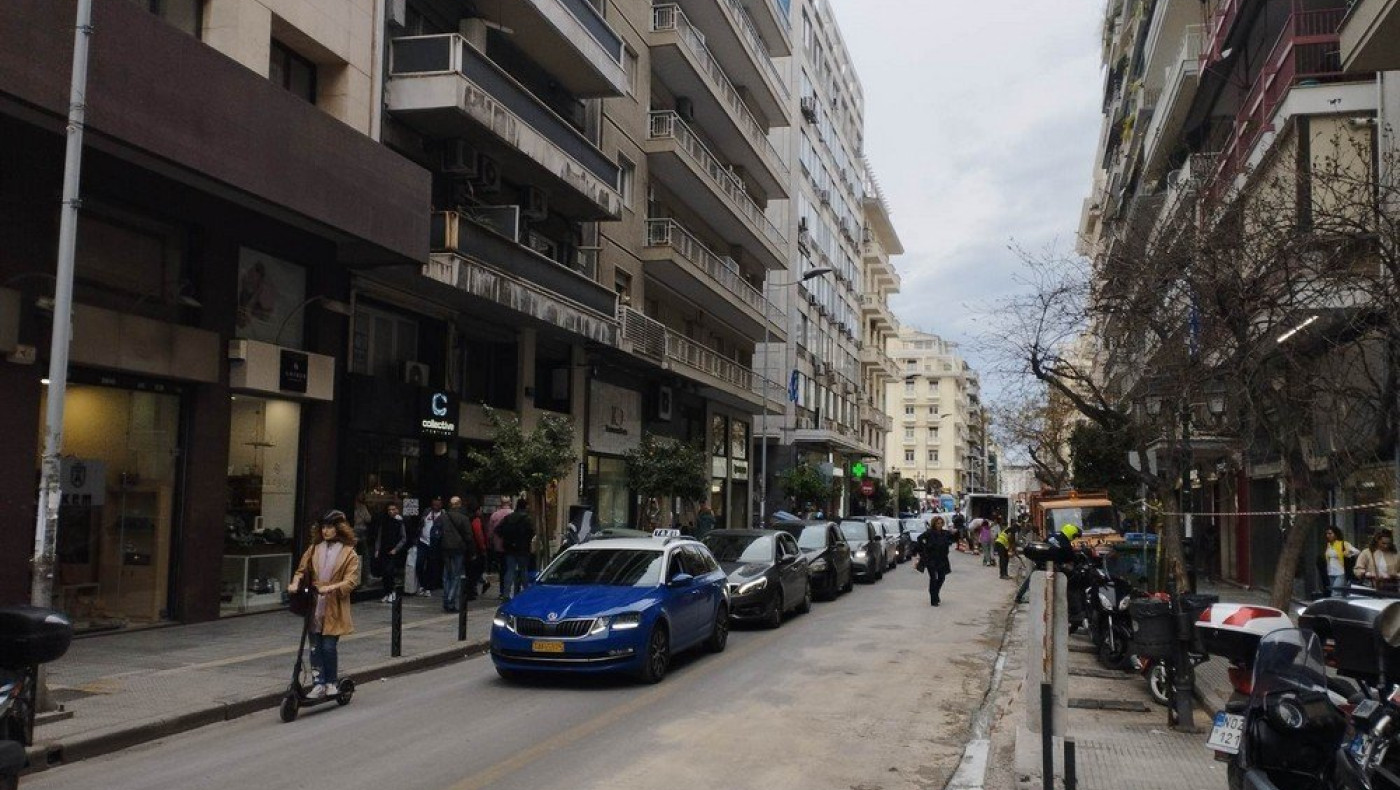 Θεσσαλονίκη: Έργα στην Μητροπόλεως και έντονη κίνηση (pics)
