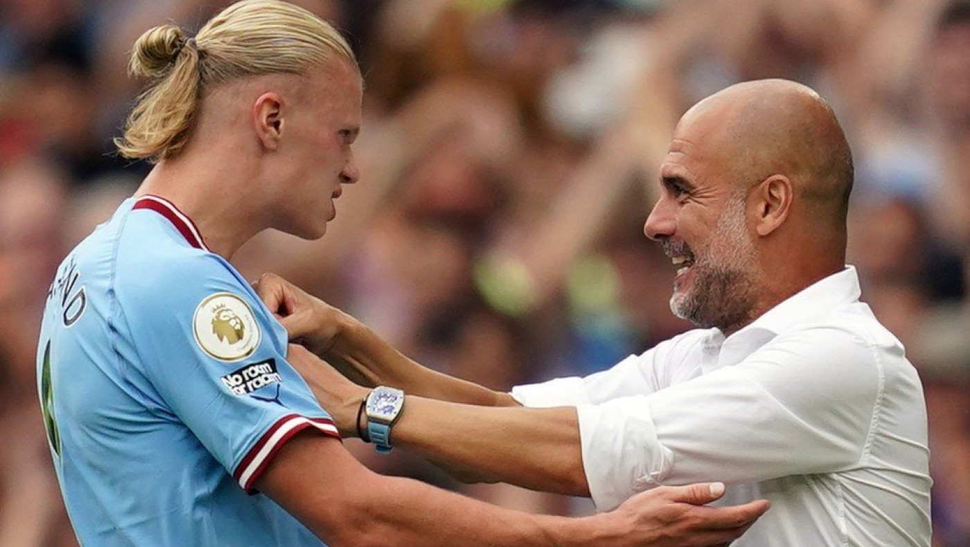 Γκουαρδιόλα για την αλλαγή του Χάαλαντ με τη Λειψία: «Τον έβγαλα για να μην σπάσει το ρεκόρ του Μέσι»