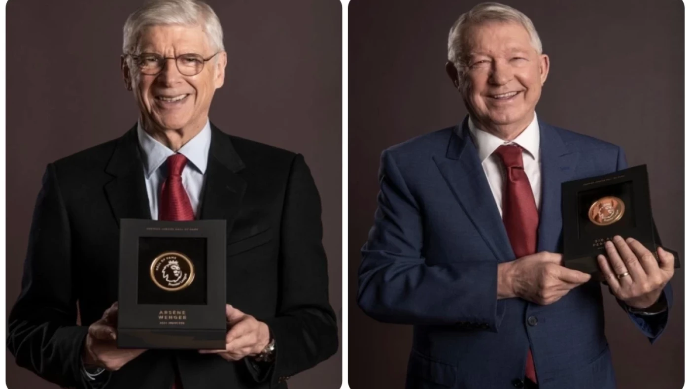Premier League: Στο Hall of Fame οι Σερ Άλεξ Φέργκιουσον και Αρσέν Βενγκέρ