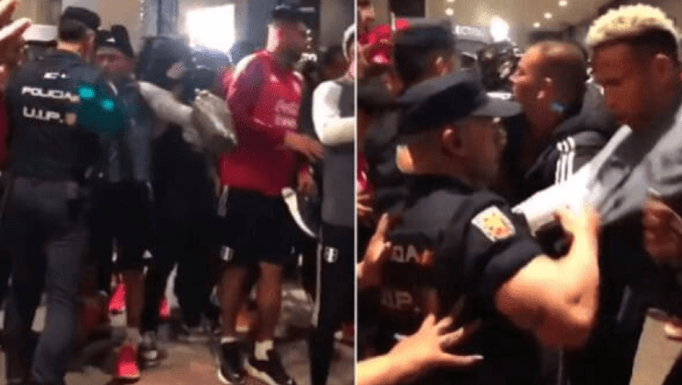 Απίστευτα επεισόδια μεταξύ ποδοσφαιριστών της Εθνικής Περού με αστυνομικούς