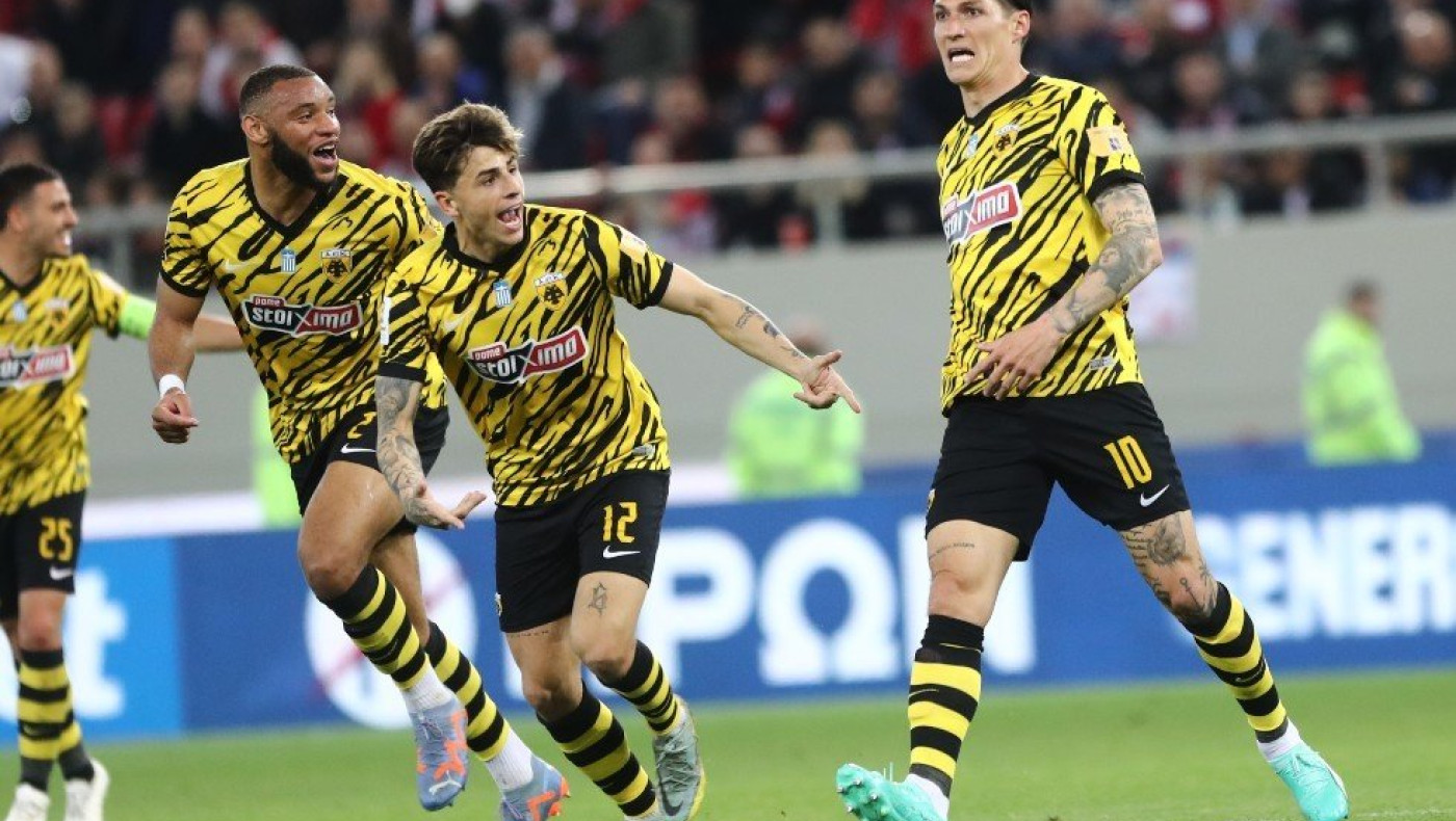 Το ακυρωθέν γκολ του Τσούμπερ στο Ολυμπιακός - ΑΕΚ