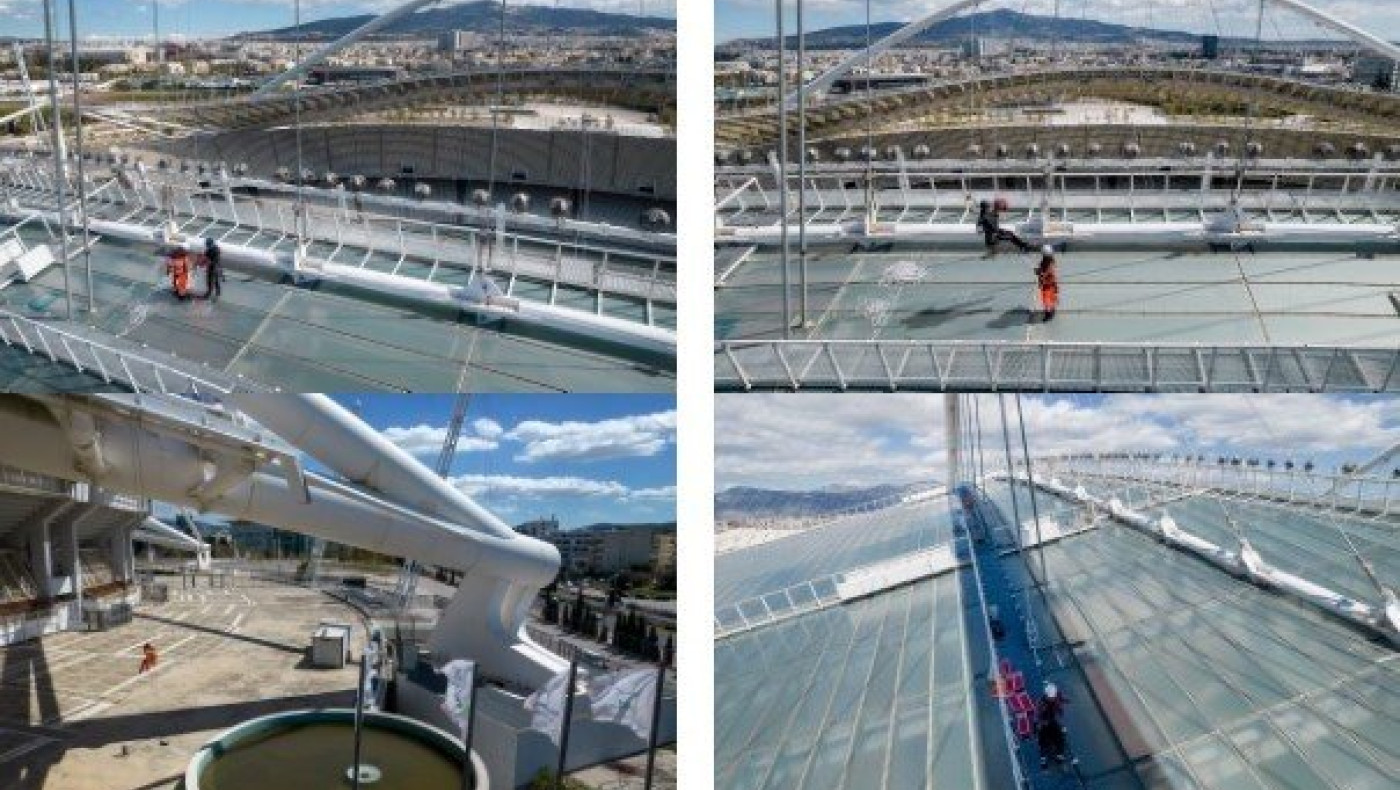 ΤΑΙΠΕΔ: Σε πλήρη εξέλιξη η επιθεώρηση και ο έλεγχος των μεταλλικών κατασκευών του ΟΑΚΑ