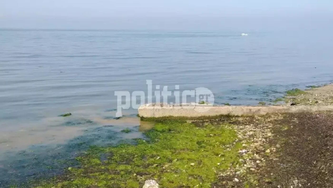 Θεσσαλονίκη: Η θάλασσα έγινε καφέ στη Νέα Κρήνη