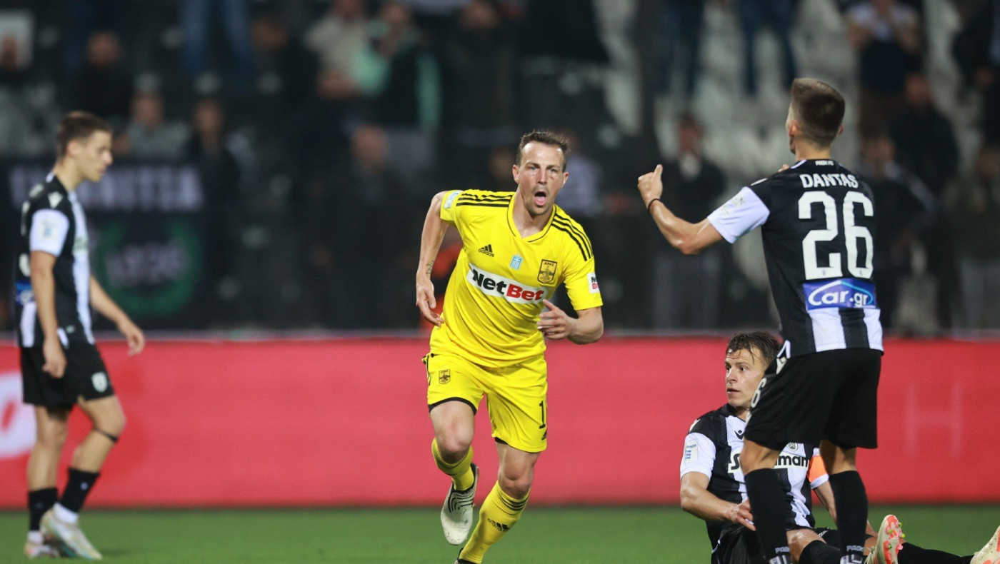 Υπέροχο γκολ του Νταρίντα και 2-2 ο Άρης