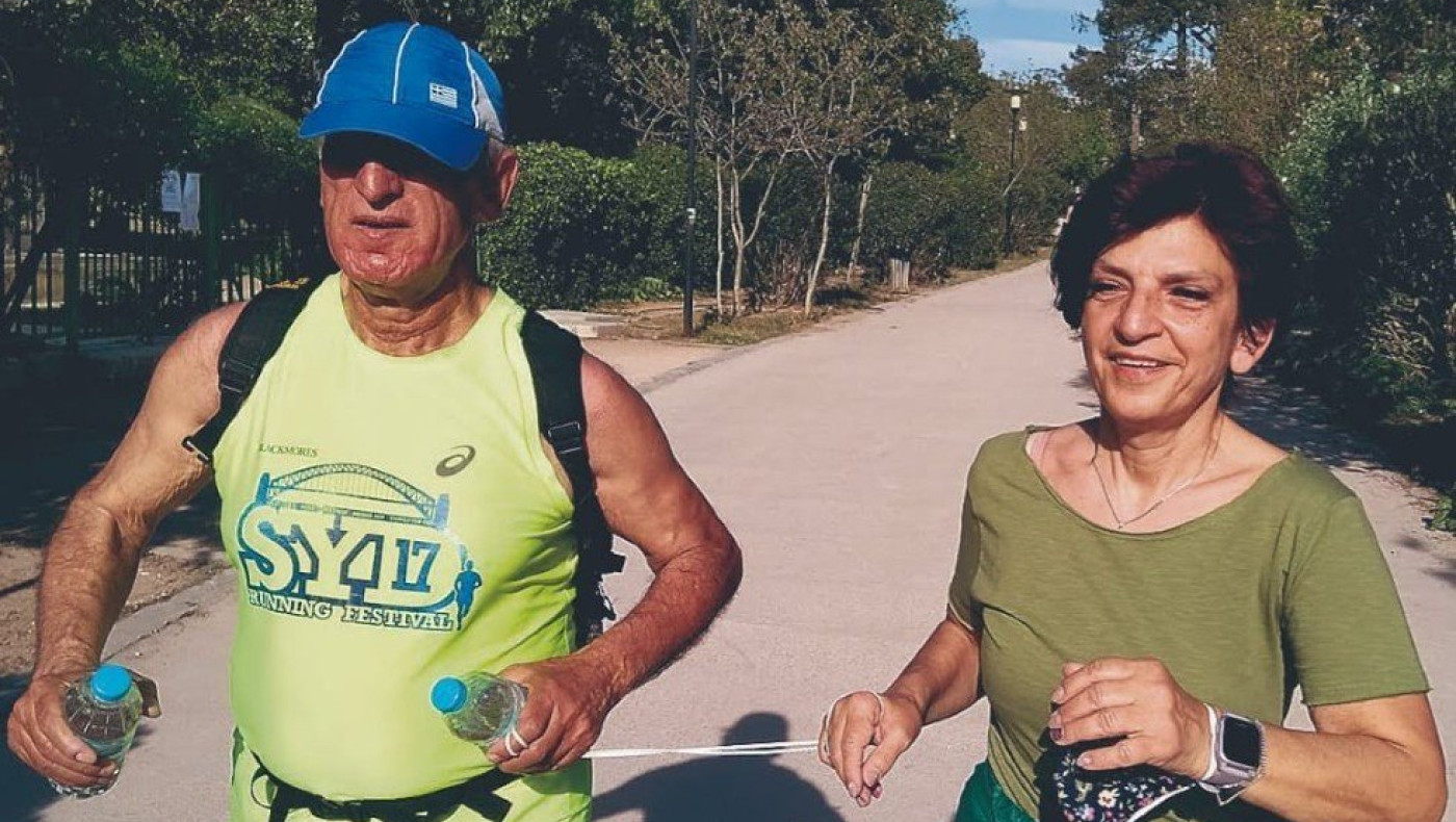 Νίκος Τσατσακλάς: Ο τυφλός δρομέας που έχει τρέξει 46 αγώνες