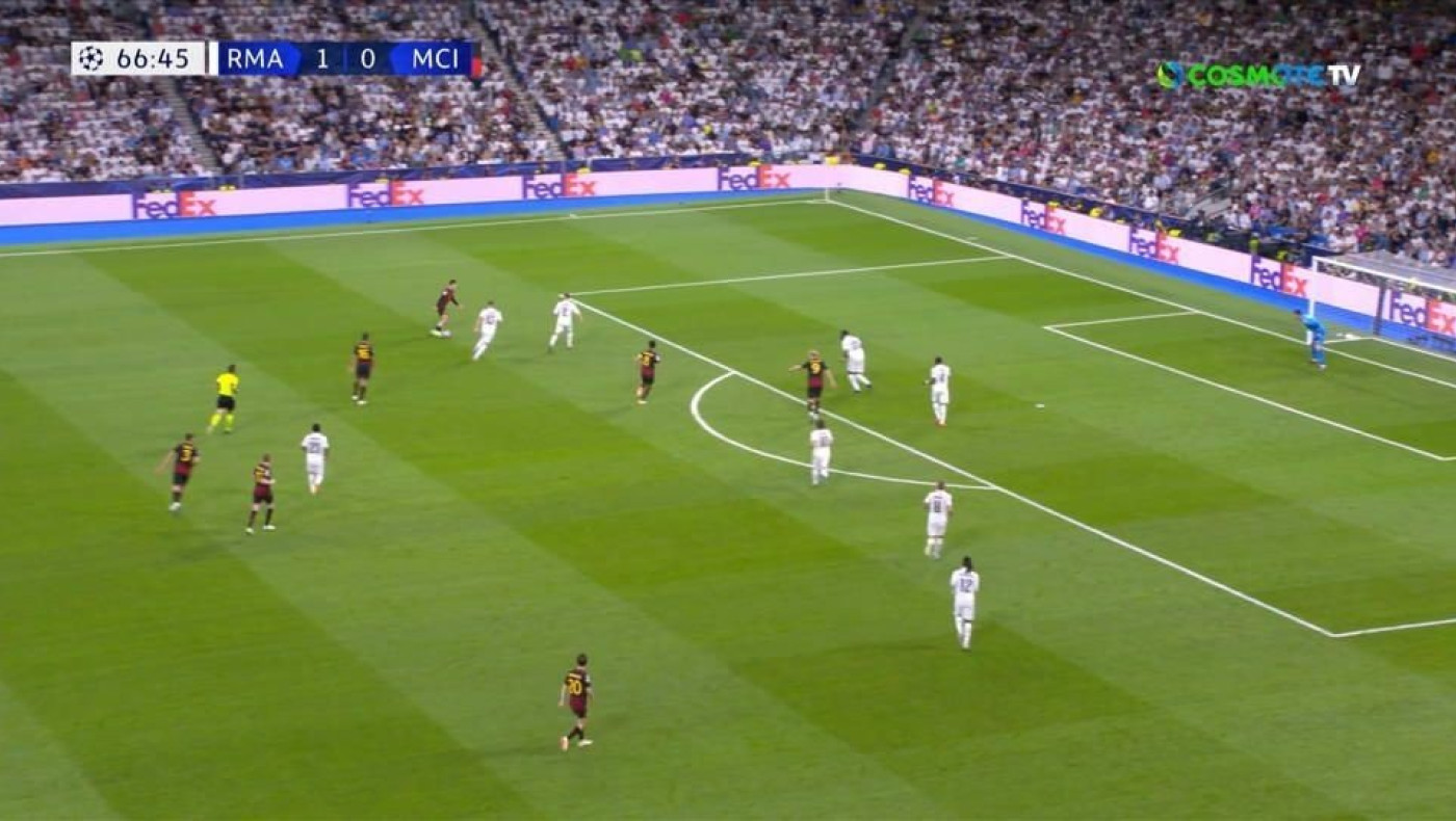 Το 1-1 της Σίτι με την οβίδα του Ντε Μπρόινε