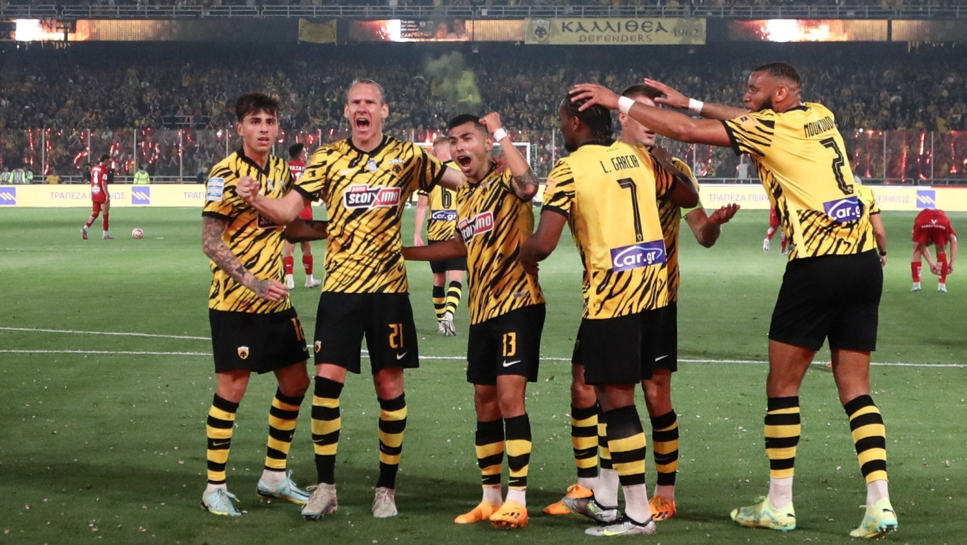 Πρωταθλήτρια η ΑΕΚ! - «Τεσσάρα» της Ένωσης κόντρα στον Βόλο, στη φιέστα της Opap Arena