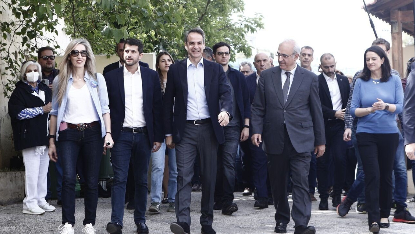 Με ψηφιακή ταυτότητα στις κάλπες ο Κυριάκος Μητσοτάκης: «Αύριο θα είναι μια καλύτερη μέρα για την πατρίδα μας»