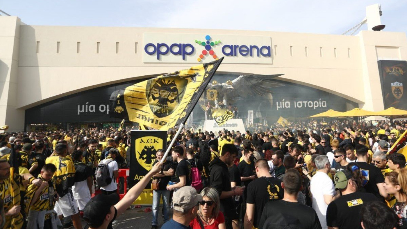 ΑΕΚ: Το πάρτι που στήθηκε εκτός γηπέδου στον αγώνα με τον Λεβαδειακό (vid)