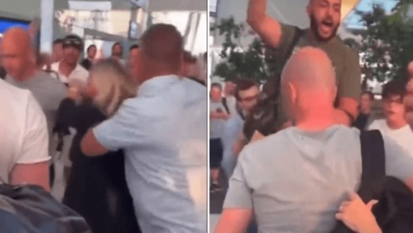 Europa League: Η στιγμή που οι οπαδοί της Ρόμα επιτίθενται στον ρέφερι του τελικού