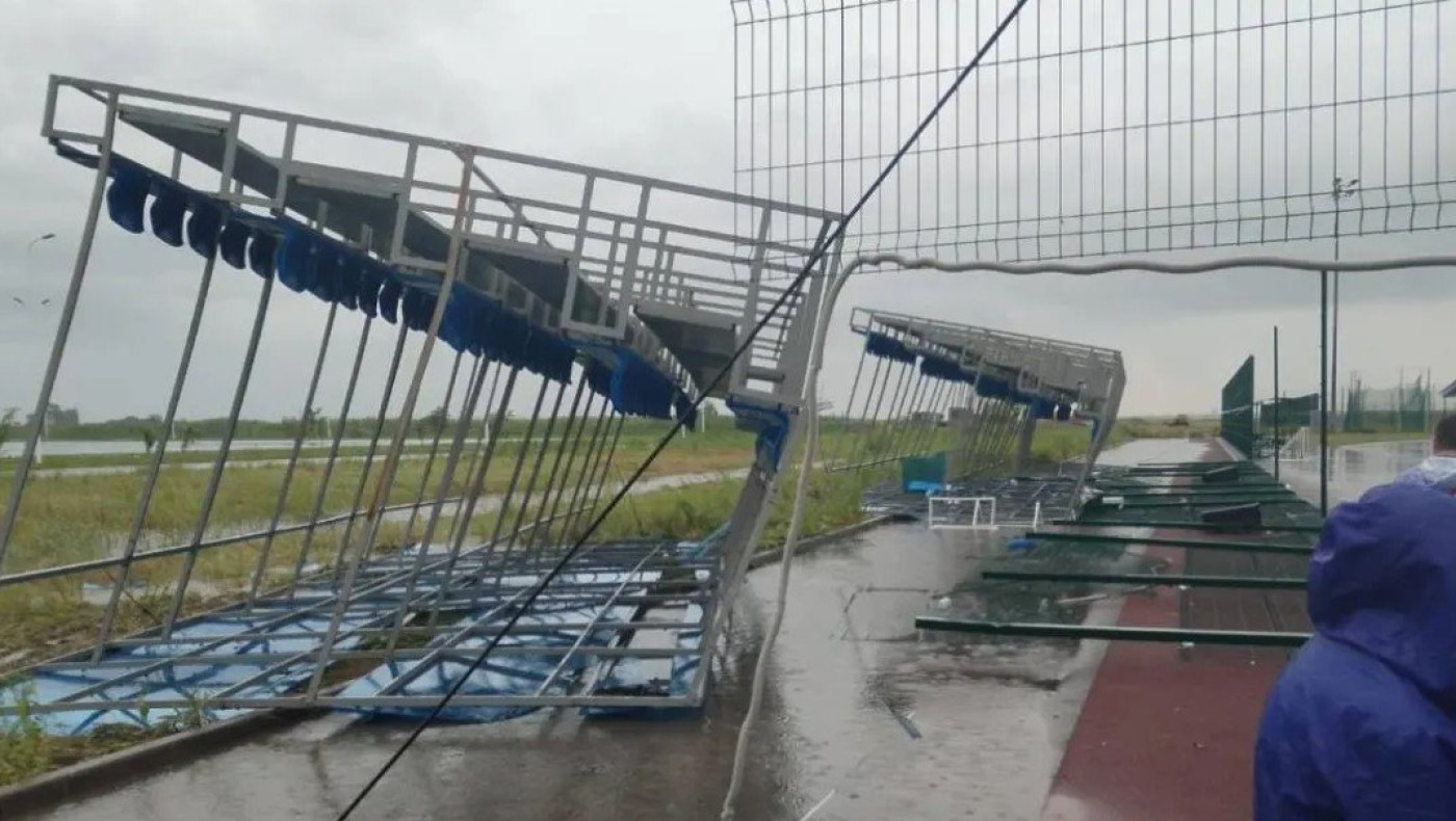 Ρωσία: Κατέρρευσε κερκίδα γηπέδου γεμάτη με παιδιά - Ένας νεκρός, 26 τραυματίες