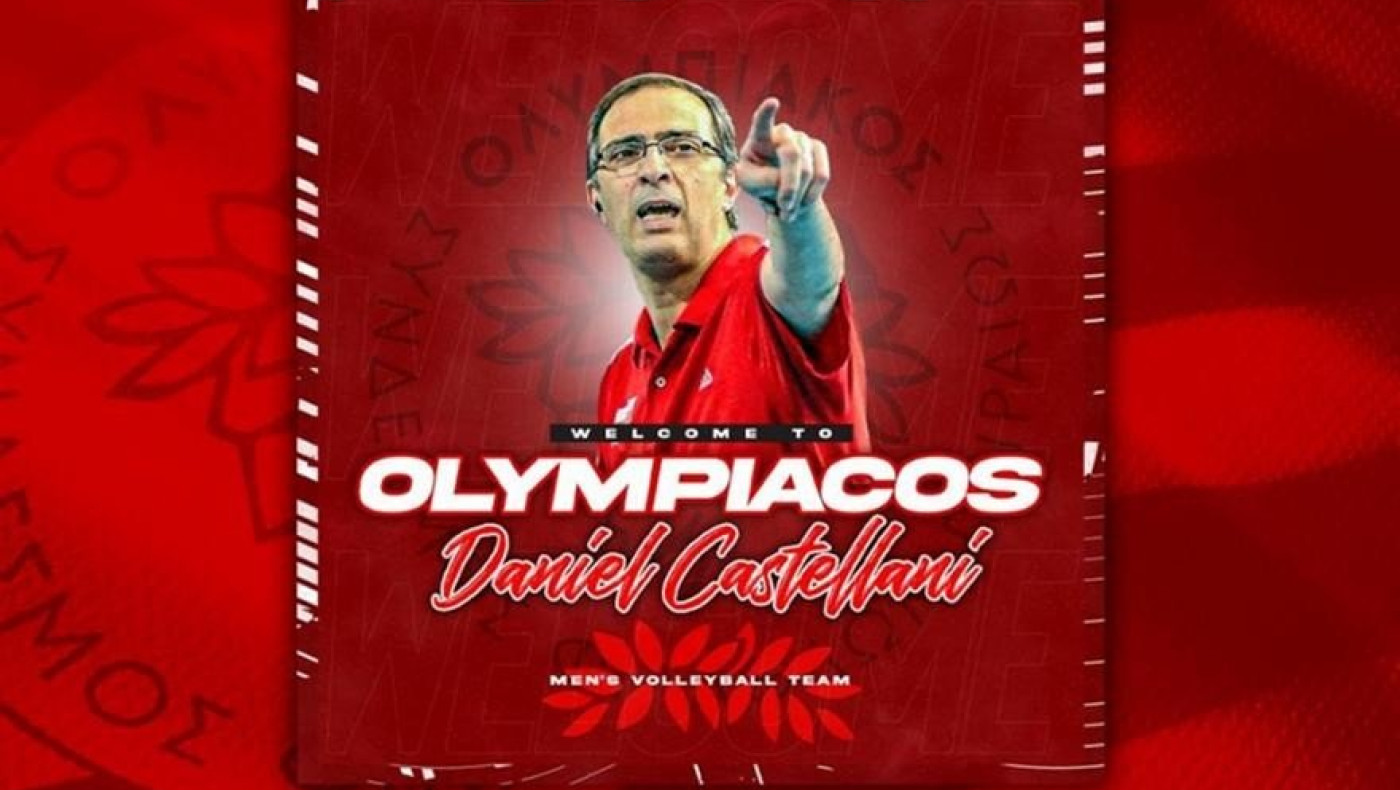 Επίσημο - Βόλεϊ: Νέος προπονητής του Ολυμπιακού ο Καστελάνι