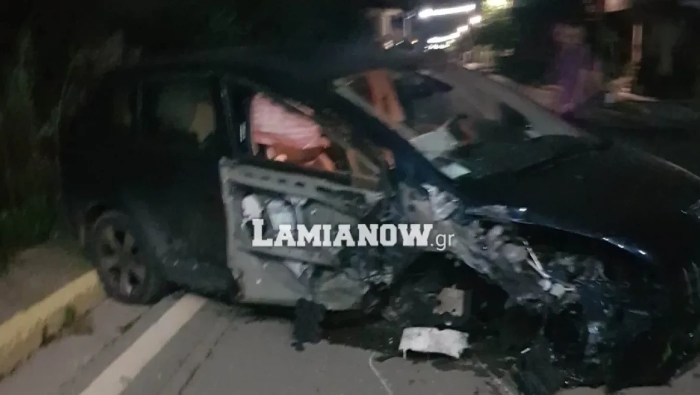 Φθιώτιδα: Αυτοκίνητο έπεσε σε τοίχο σπιτιού