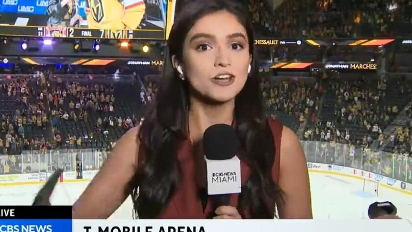 Ρεπόρτερ έσπρωξε άνδρα για να μην μπει στο πλάνο