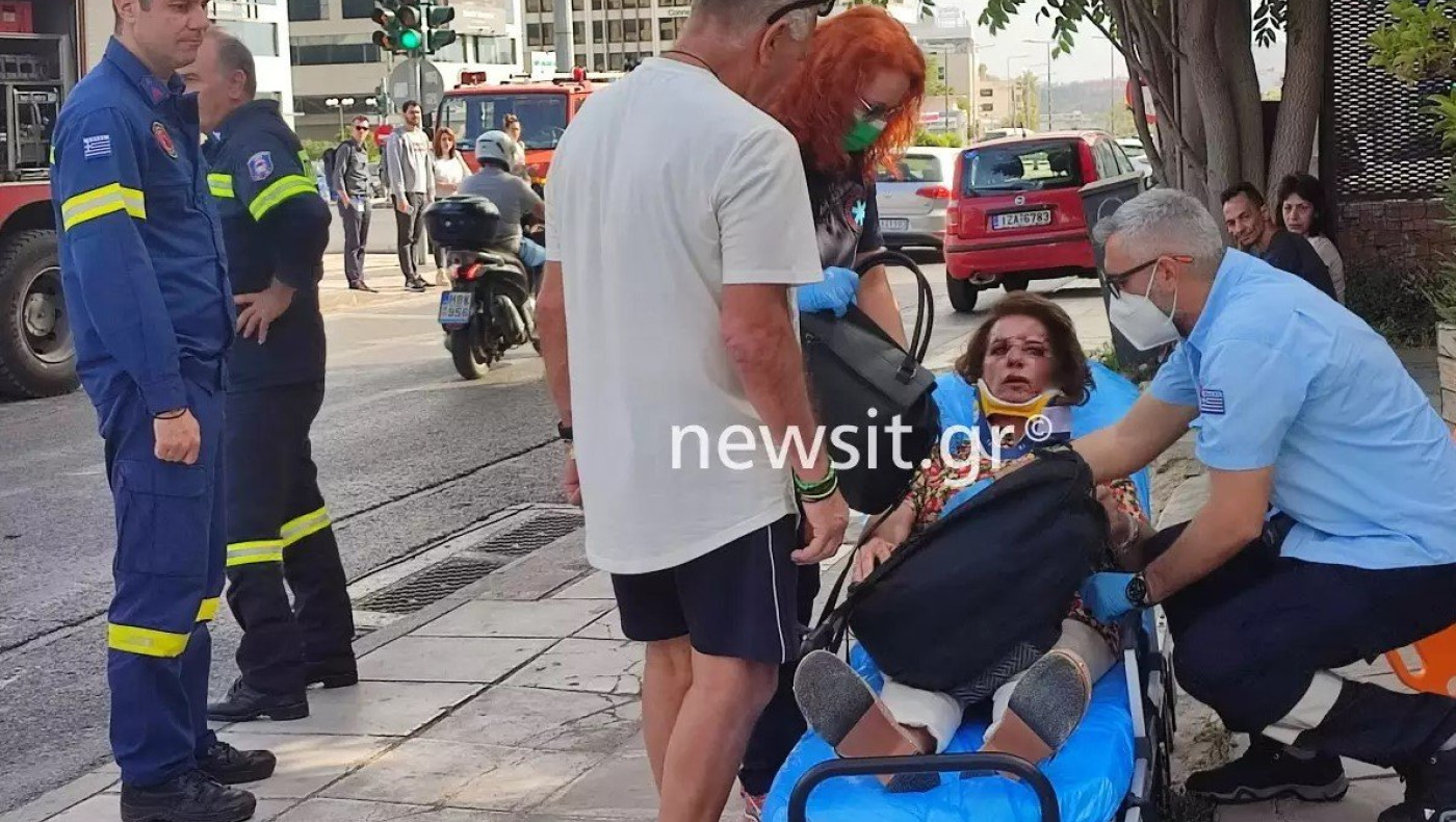 Σοβαρό τροχαίο για τη μετεωρολόγο Χριστίνα Σούζη - Την απεγκλώβισε ο Βασίλης Κωνσταντίνου