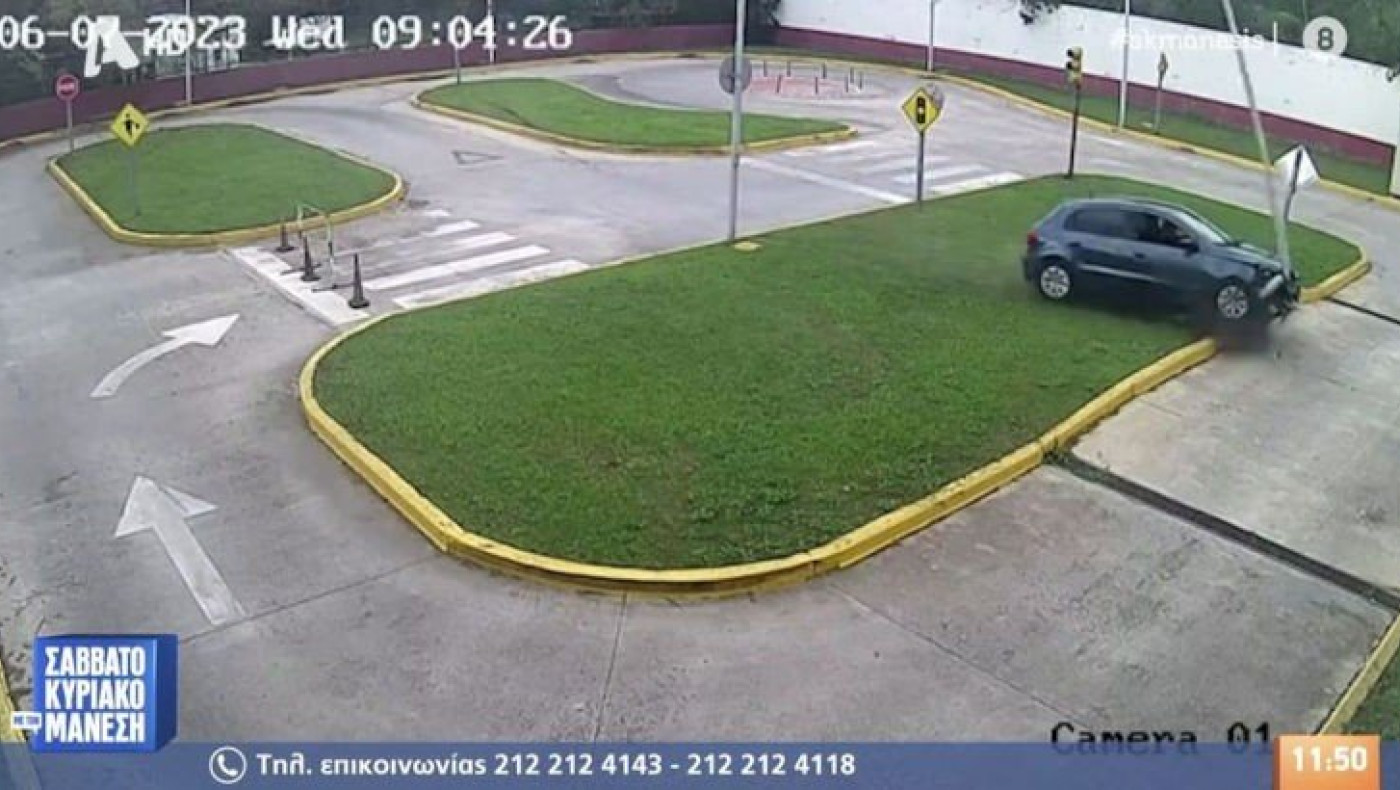 VIRAL: H «τρελή» οδήγηση γυναίκας που εξεταζόταν για δίπλωμα